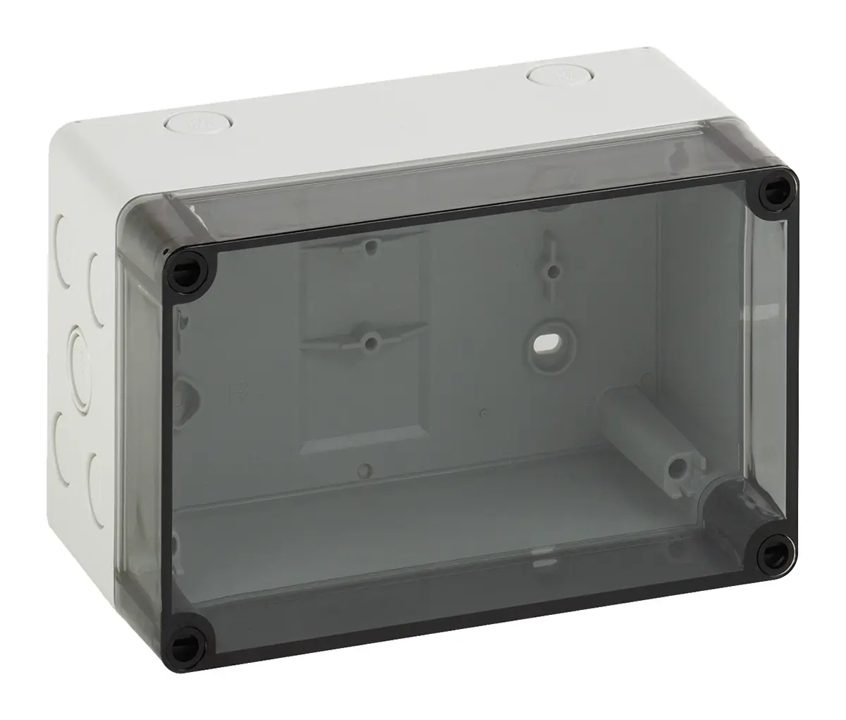 Produktfoto 1 von Spelsberg AK Compact Range; Gehäuse; Polystyrol; Klar IP65 Breite 125 mm Höhe 122 mm Länge 200 mm
