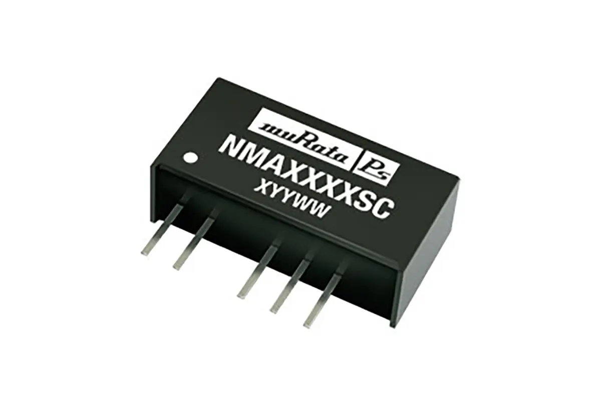 Murata NMA DC/DC-Wandler 1W 5 V dc IN, ±12V dc OUT / ±42mA Durchsteckmontage 1kV dc isoliert
