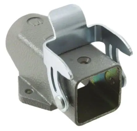 Produktfoto 1 von HARTING Han A Gehäuse für robusten Stromversorgungsstecker 1 Hebel 1, Schraubanschlussklemme 3A Steckverbinderkappe,