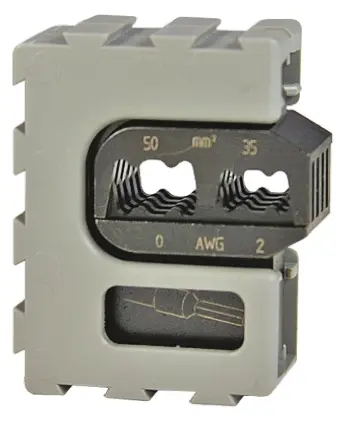 Produktfoto 1 von RS PRO MCT Crimp-Matrizensatz Schwarz, Crimpmatrize