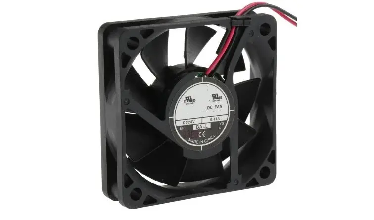 Produktfoto 1 von RS PRO DC-Axiallüfter, Kugellager, 24 V dc / 1.4W, 60 x 60 x 15mm, 4500U/min, 27.2m³/h