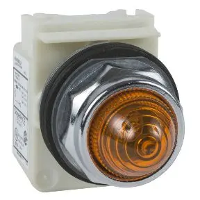 Produktfoto 1 von Schneider Electric Leuchtmelder Harmony 9001K, 24V ac/dc Orange, Ausschnitt-Ø 30mm LED IP 66 Schraub