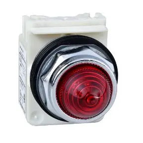 Produktfoto 1 von Schneider Electric Leuchtmelder Harmony 9001K, 24V ac/dc Rot, Ausschnitt-Ø 30mm LED IP 66 Schraub