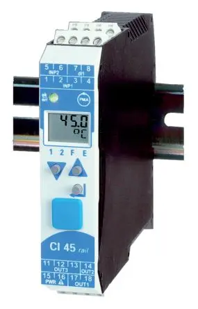 Produktfoto 1 von P.M.A Serie CI45 Signalwandler 18 V ac, 30 V ac, 18V dc, 31 V dc, Universitäten -3 → 30 V EIN / Universitäten 0 → 10 V