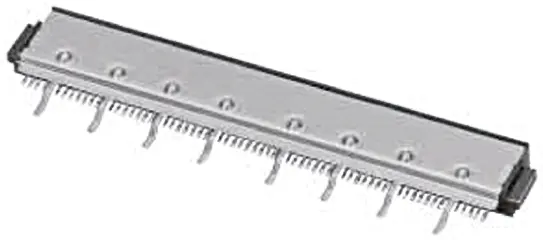 Produktfoto 1 von Hirose PCMCIA Steckverbinder für Speicherkarten Buchse, 68-polig / 2-reihig, Raster 0.635 mm