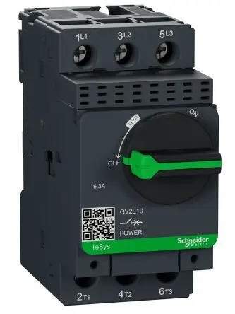 Produktfoto 1 von Schneider Electric TeSyS GV Motorschutzschalter, 4A, 6 A Schutzschalter 690V ac 89mm x 44.5 mm Motorschutzschalter mit