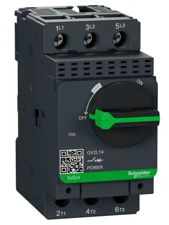Produktfoto 1 von Schneider Electric GV2L Motorschutzschalter, 10A Schutzschalter 690V 89mm x 44.5 mm Motorschutzschalter mit