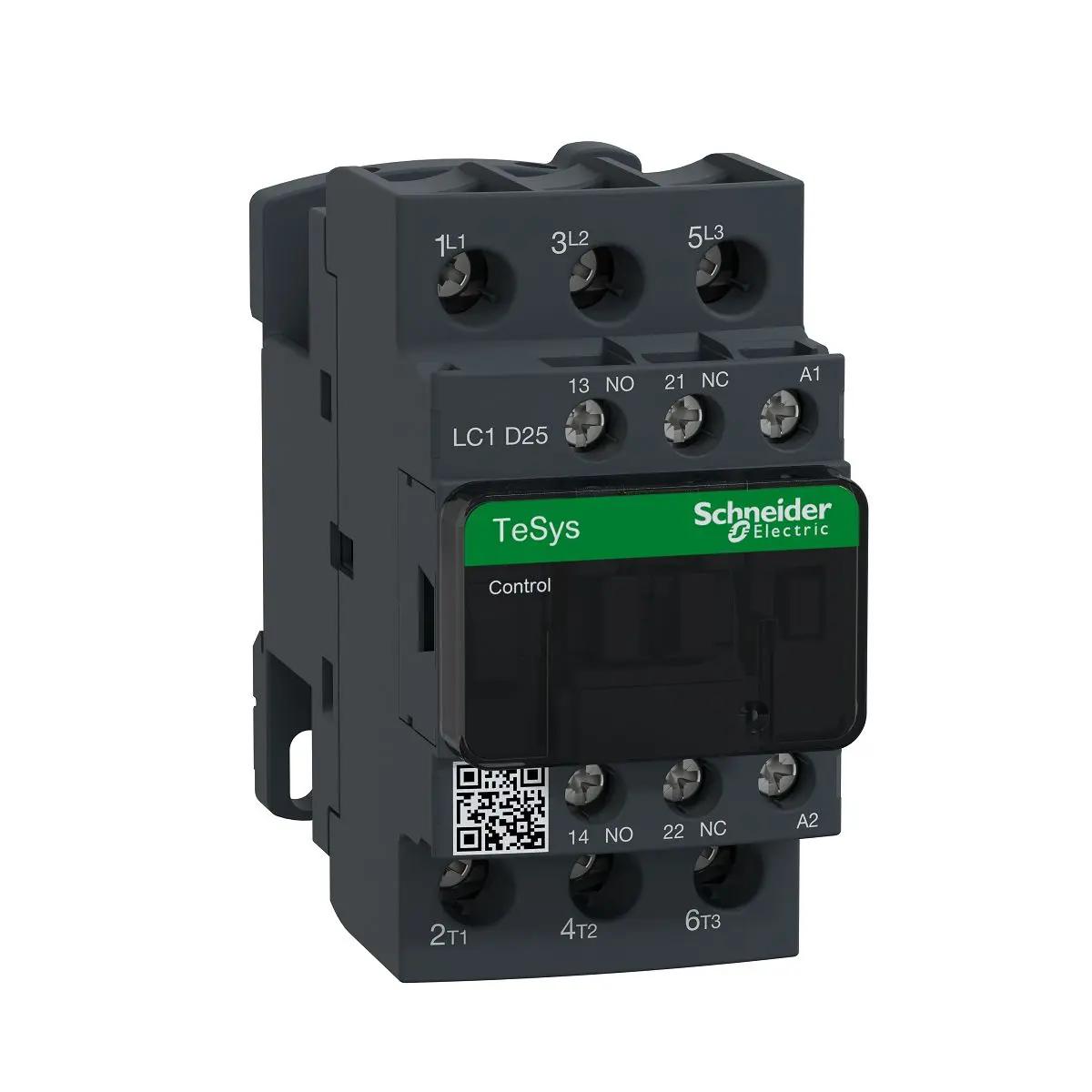 Produktfoto 1 von Schneider Electric TeSys D LC1D Leistungsschütz 115 V ac-Spule, 3 -polig , 690 V ac / 25 A 11 kW 3 Schließer