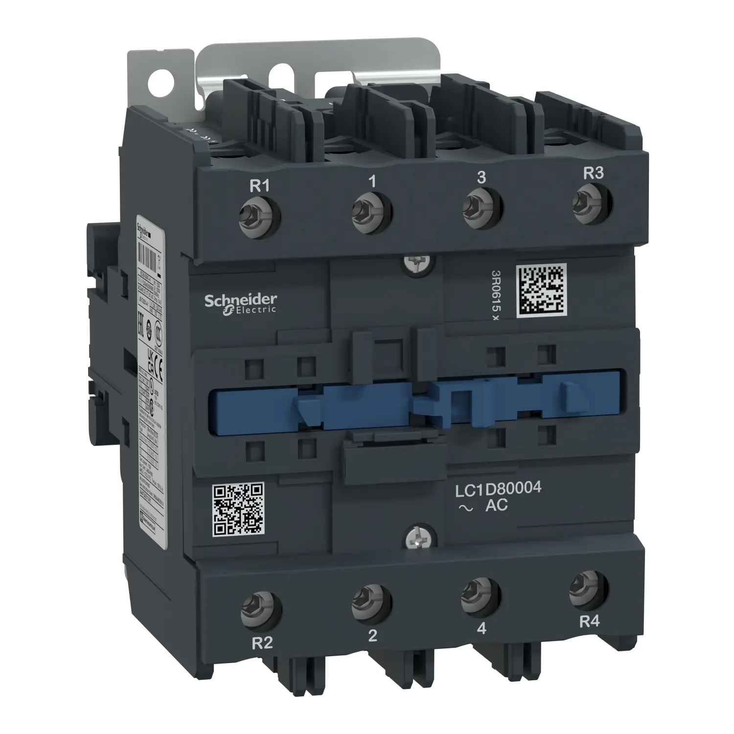 Produktfoto 1 von Schneider Electric TeSys D LC1D Leistungsschütz 230 V ac-Spule, 4 -polig , 690 V AC / 125 A 4 Schließer