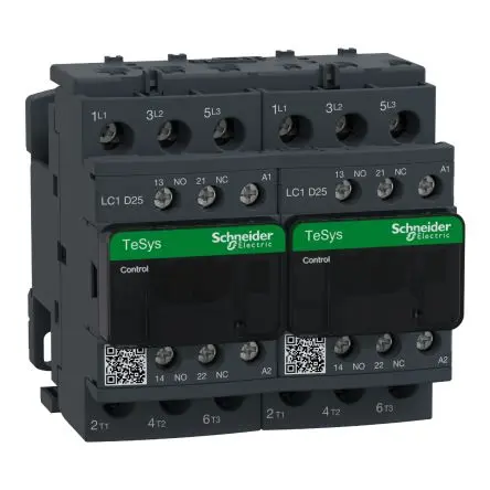 Produktfoto 1 von Schneider Electric TeSyS D Schütz 48V ac-Spule, 3-polig, 690V ac / 25 A 48V ac 11 kW 3 Schließer Motorsteuerung,