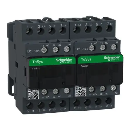 Produktfoto 1 von Schneider Electric TeSyS D Schütz 230V ac-Spule, 4-polig, 690V ac / 25 A 230V ac 1.56 W 4 Schließer Motorsteuerung,