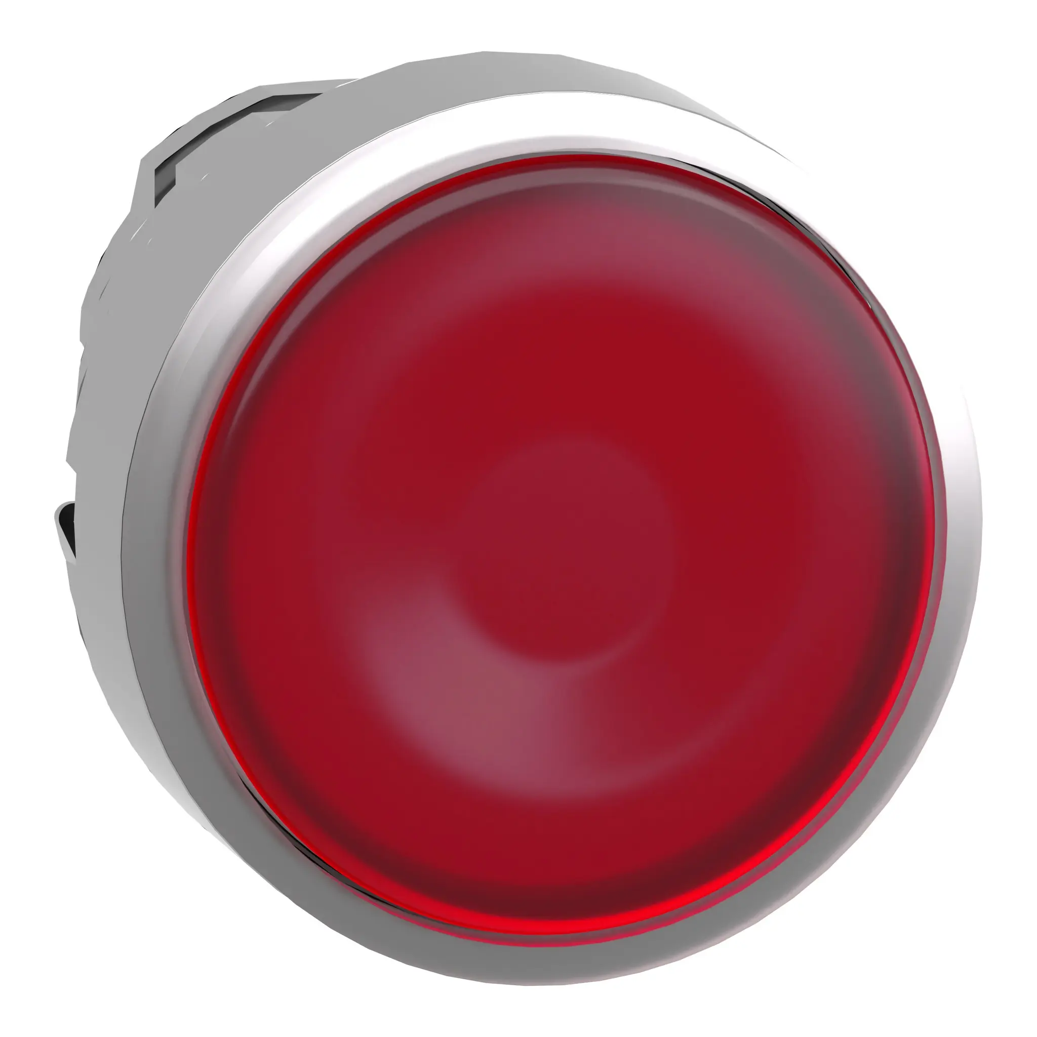Produktfoto 1 von Schneider Electric Harmony XB4 Drucktastenkopf Ø 22mm, Rot Rastend Rund Metall, IP66