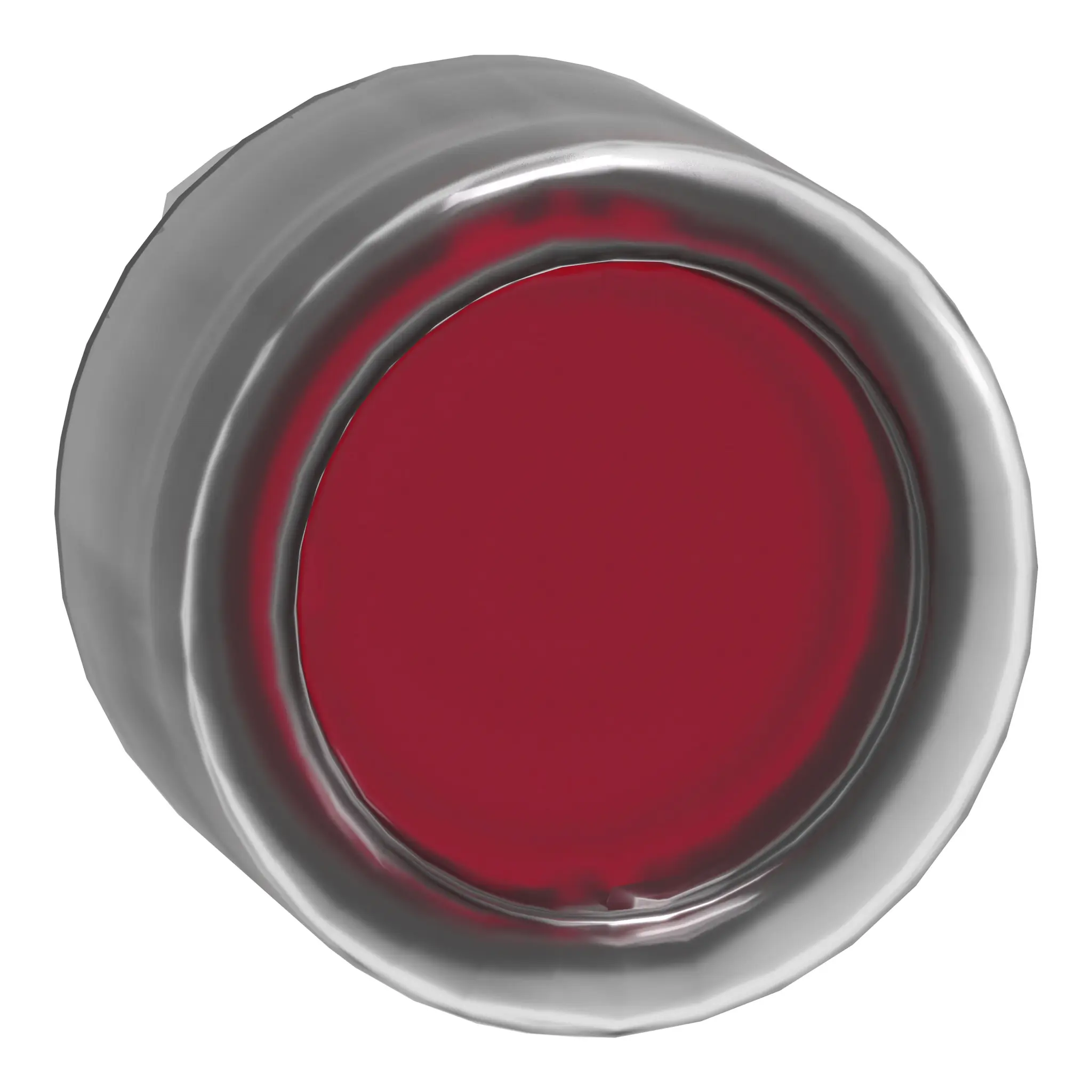 Produktfoto 1 von Schneider Electric Harmony Drucktastenkopf Ø 22 mm, Rot Federrückstellung Rund Rund Metall, IP66