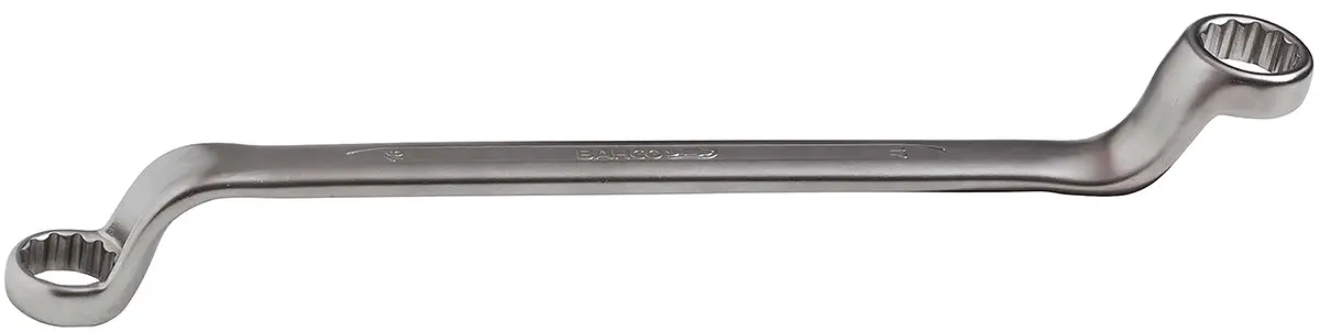 Bahco Abgewinkelter Ringschlüssel 10 to 11 mm² Legierungsstahl Schließer (NO), Länge 190 mm