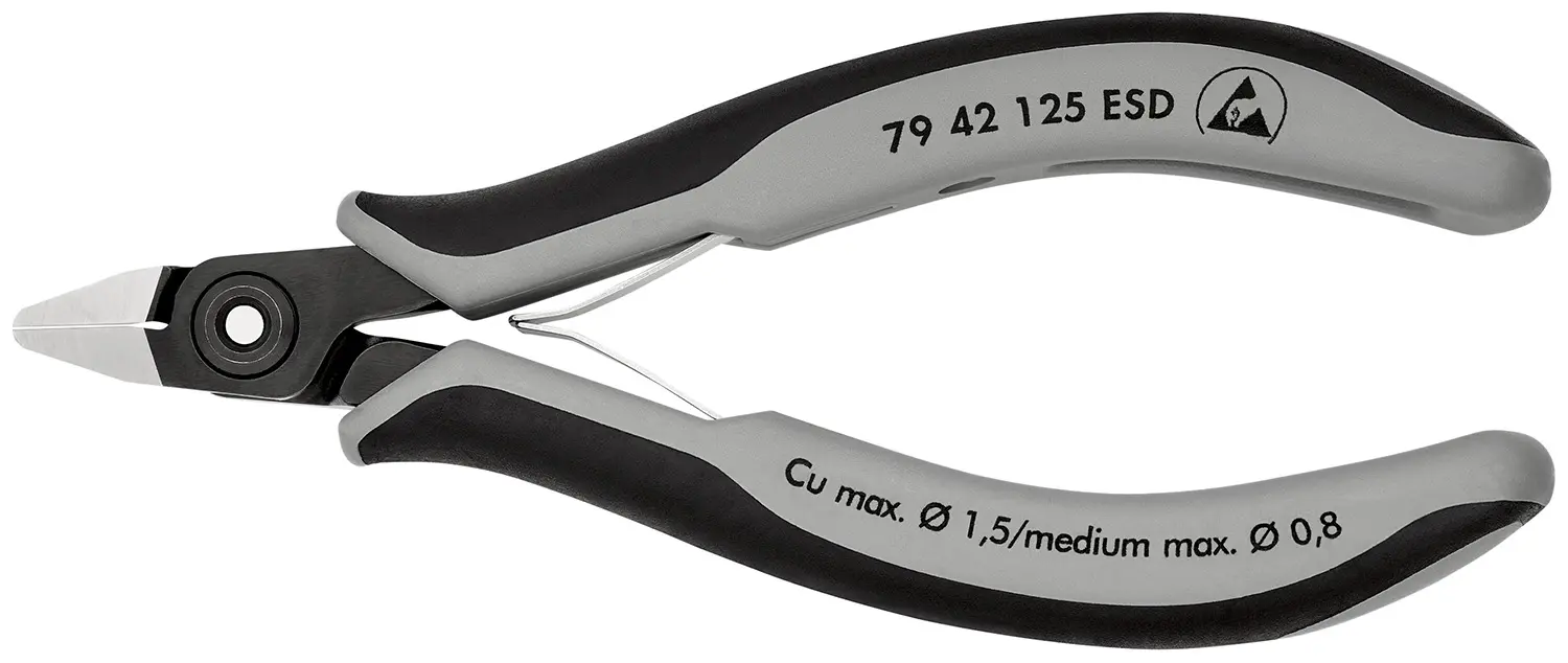 Produktfoto 1 von Knipex Knipex Präzisions-Seitenschneider 125 mm, Schneidleistung 1.5mm