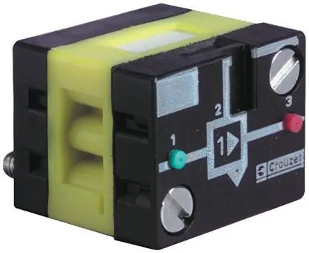 Produktfoto 1 von Crouzet 81 Pneumatik Logikelement, 8 bar, Auf Unterbau, Steckbar, Steckverbinder