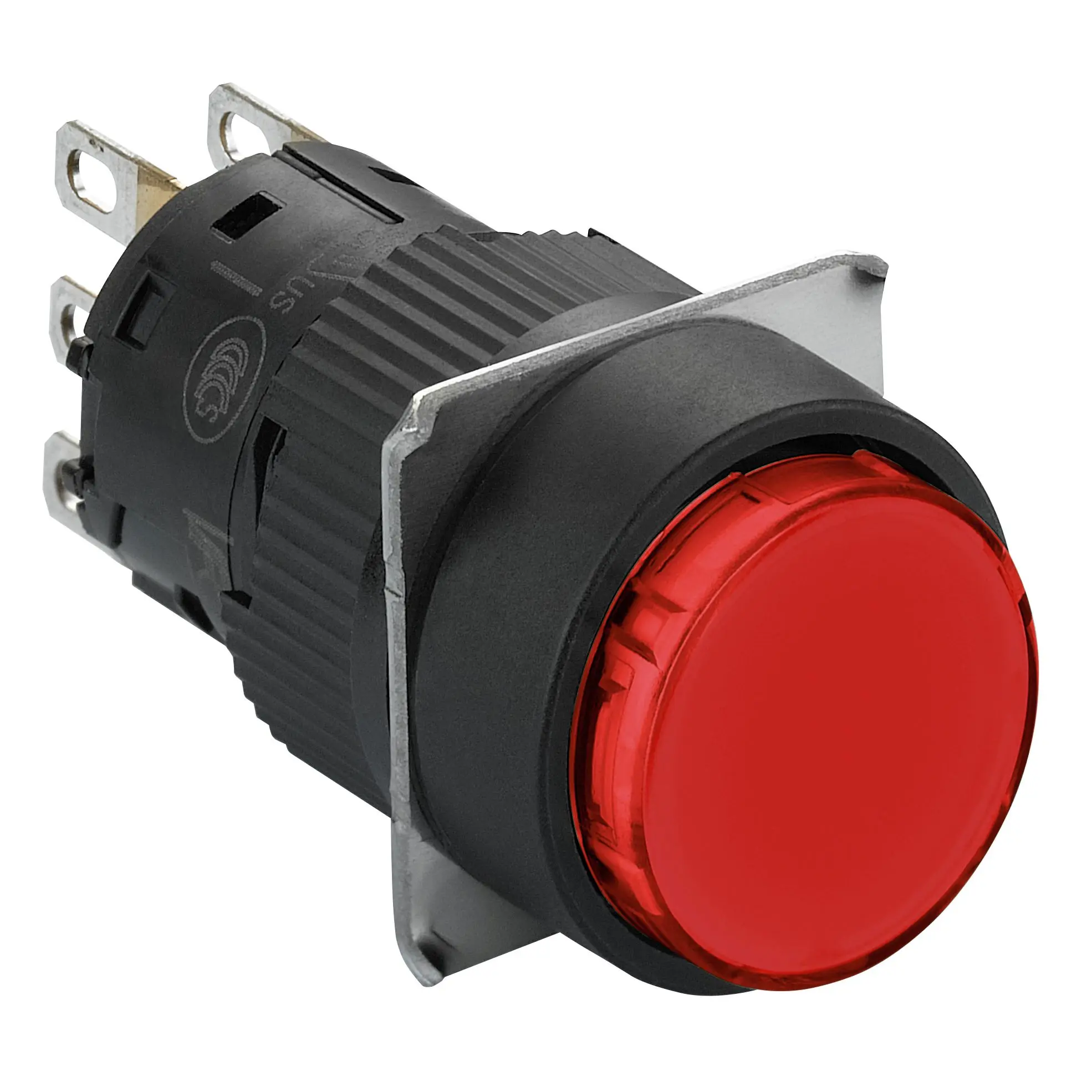 Produktfoto 1 von Schneider Electric Harmony Druckschalter Rot Federrückstellung Panel Ø 16 mm, 1-poliger Umschalter 110 V dc 250 V ac,