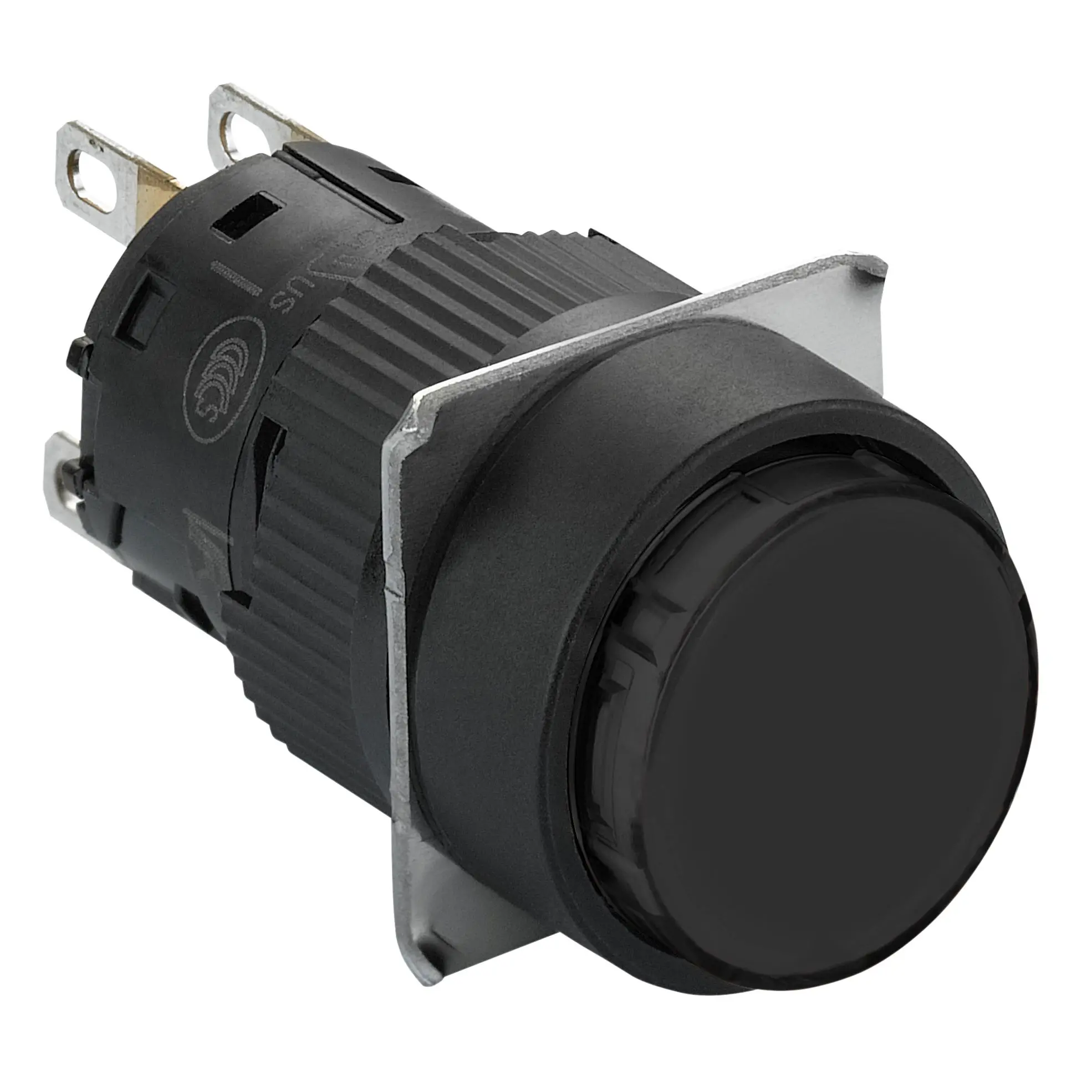 Produktfoto 1 von Schneider Electric Harmony Druckschalter Schwarz Tastend Panel Ø 16 mm, 1-poliger Umschalter / 1A, IP65