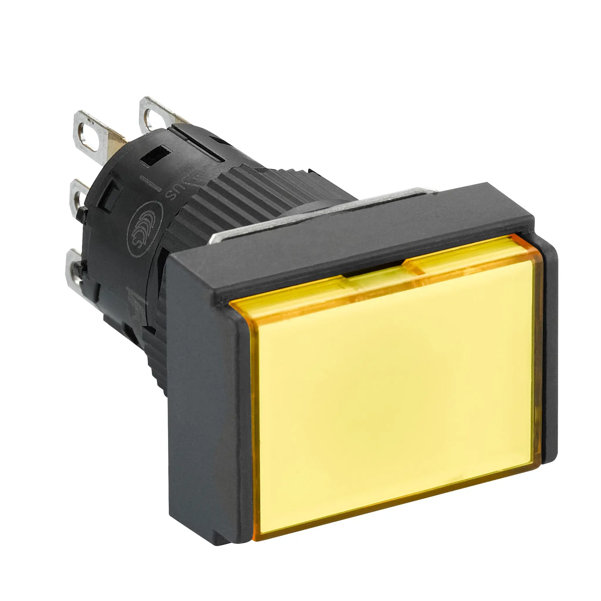 Produktfoto 1 von Schneider Electric Harmony Druckschalter Gelb Beleuchtet Federrückstellung Panel Ø 16 mm, 1-poliger Umschalter, IP65