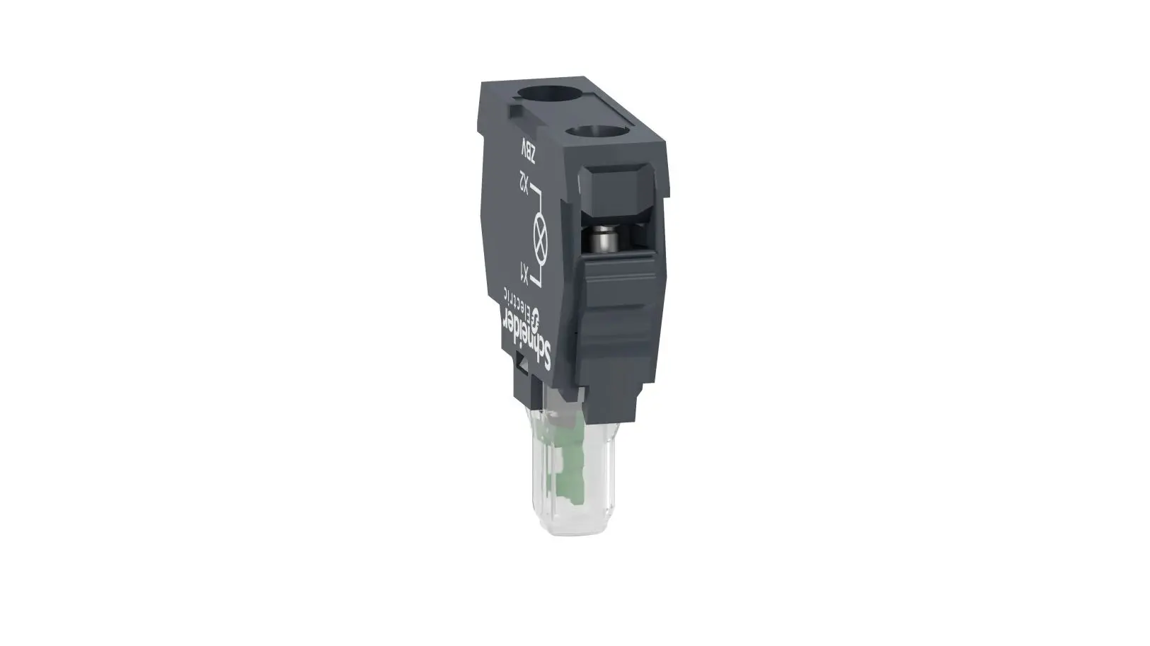 Produktfoto 1 von Schneider Electric Harmony XB Lichtblock Anzeigenblock LED Weiß beleuchtet 24V Schraube