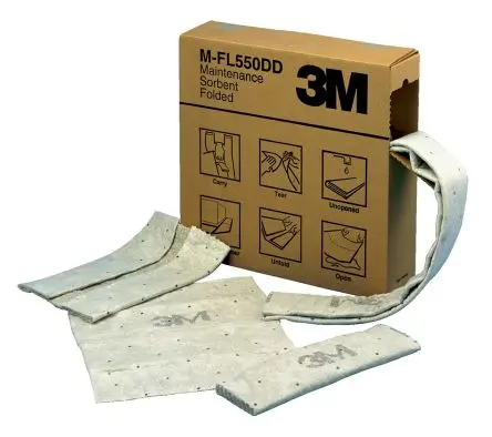Produktfoto 1 von 3M Sorbent Bindemittel Multi-Format Arbeitsplatzsicherheit, Wasserbasierte Produkte, Produkt auf Erdölbasis 161.3 L 3