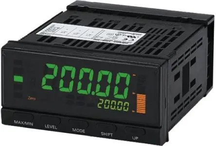 Produktfoto 1 von Omron K3HB LED Digitales Multifunktionsmessgerät für Zeit, Geschwindigkeit H 45 mm B 92 mm 5-Stellen T. 112 mm 14.2 mm