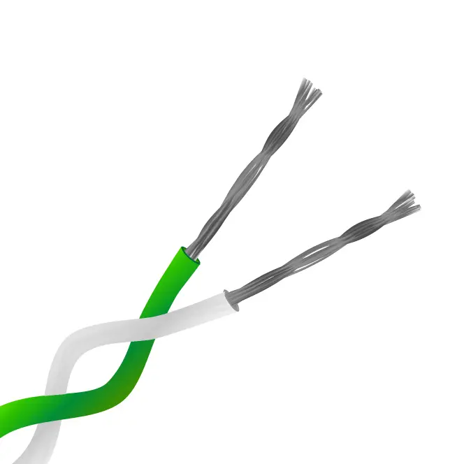 Produktfoto 1 von RS PRO Ungeschirmt 7/0,2mm PFA-isoliert Thermoelement Kabel/Draht für Thermoelement Typ K, L. 50m, max. +260°C