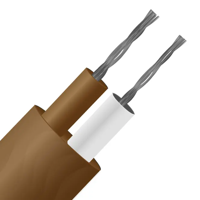 Produktfoto 1 von RS PRO Ungeschirmt 1/0,5mm PFA-isoliert Thermoelement Kabel/Draht für Thermoelement Typ T, L. 25m, max. +260°C
