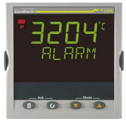 Produktfoto 1 von Eurotherm 3200 PID Temperaturregler Panel, 4 x Relais Ausgang/ PT1000, 4 bis 20 mA, Benutzerdefiniert, Linear: 10 bis 80