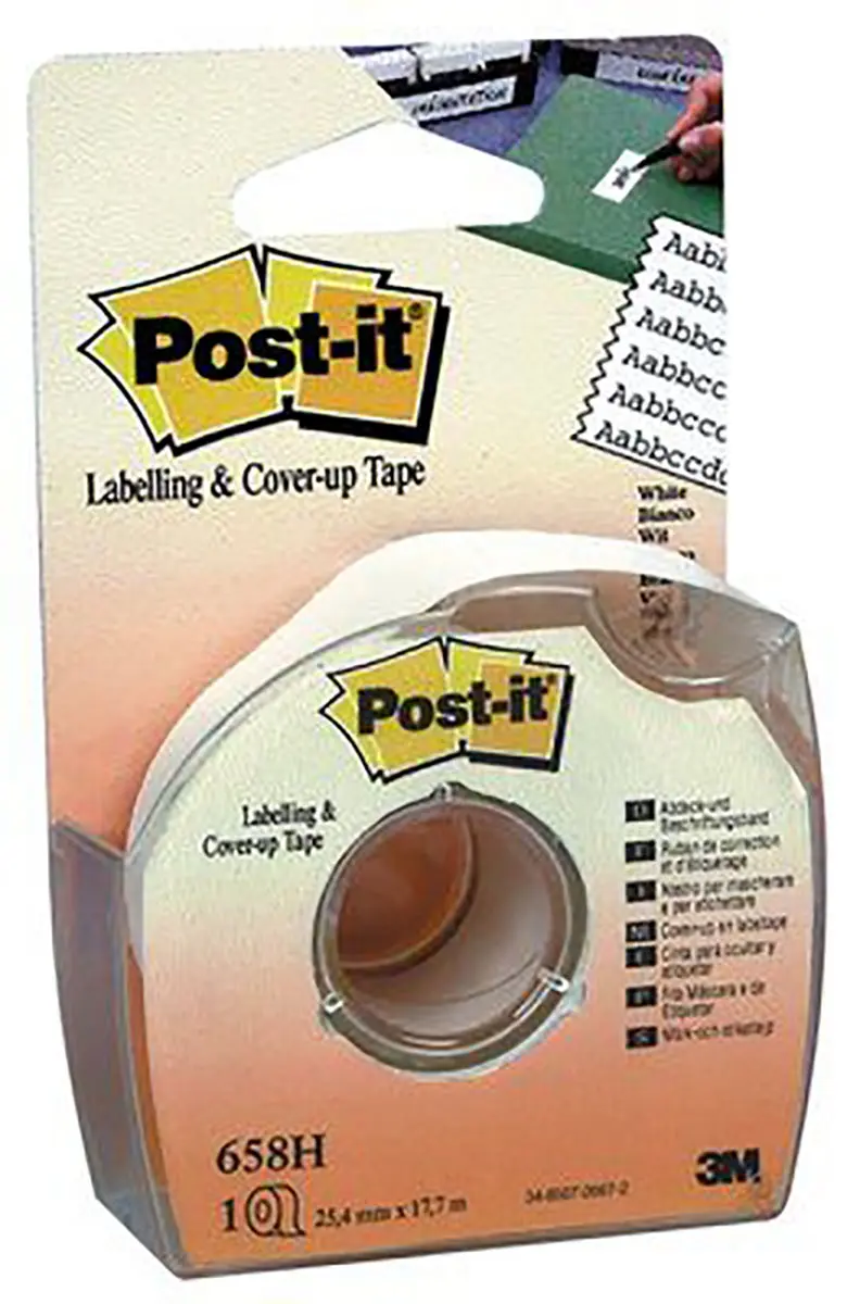 3M SCOTCH 658H Papier Abdeckband Weiß, Stärke 0.15 mm Acryl-Kleber 25.4 mm x 18 m