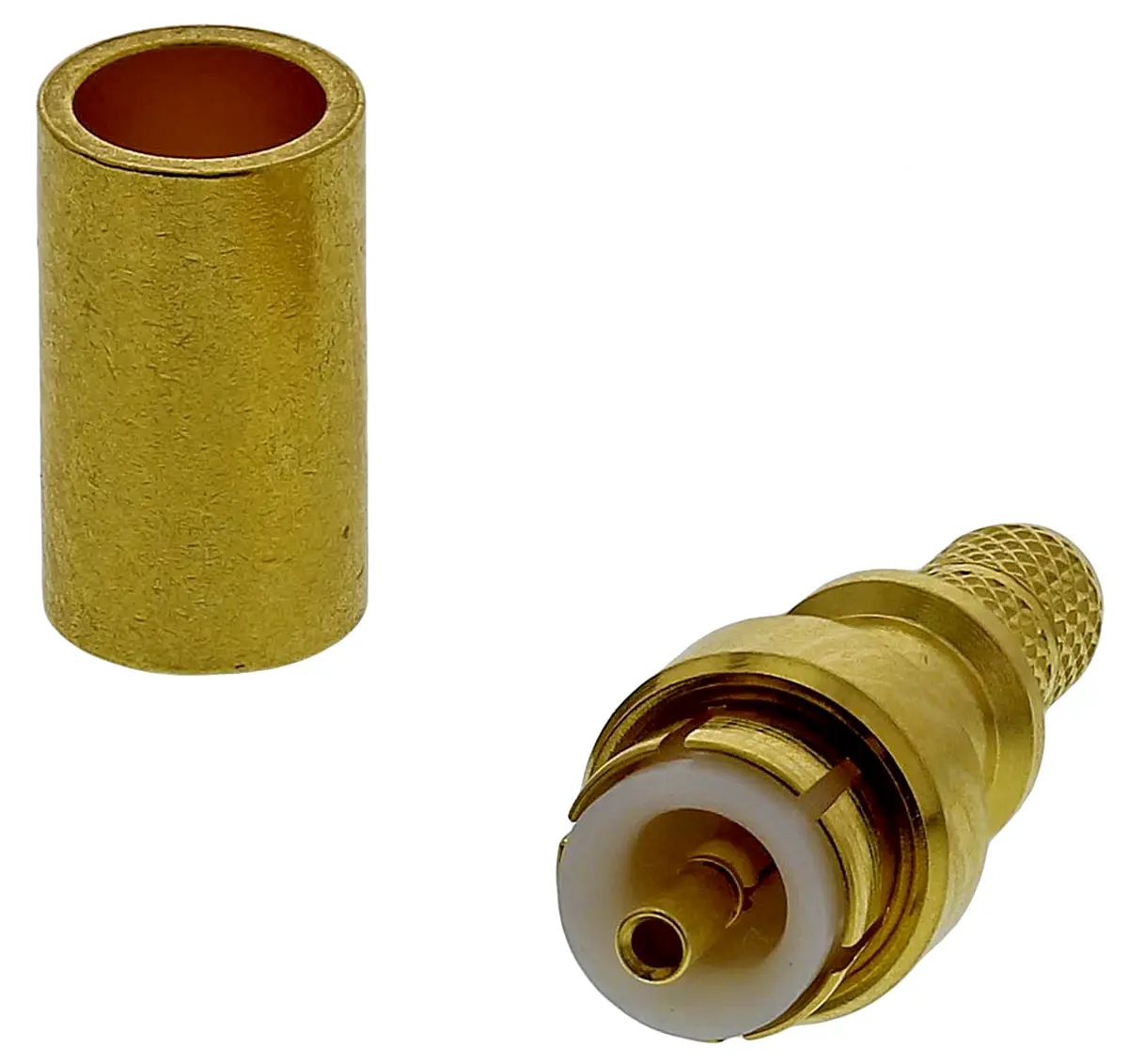 Huber+Suhner MMBX Stecker Koaxialsteckverbinder MMBX-Steckverbinder, Kabel, für RG316/U, RG188A/U, RG-174U-Kabel, 50 Ω