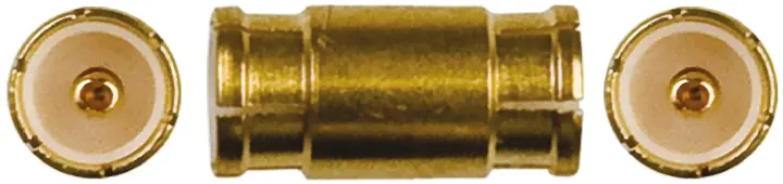 Produktfoto 1 von Huber+Suhner HF Adapter, 50 Ω, Gerade, 6 GHz Stecker Stecker, Koaxial Nennspannung