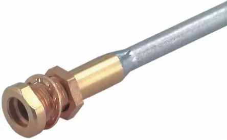 Huber+Suhner MMCX Buchse Koaxialsteckverbinder MCX-Steckverbinder, Frontplattenmontage, für RG196A/U, RG174B/U-Kabel, 50