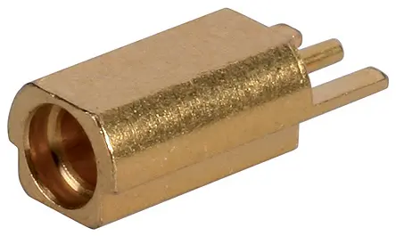 Produktfoto 1 von Huber+Suhner MMCX Buchse Koaxialsteckverbinder MCX-Steckverbinder, SMD, 50 Ω Lot, Standard, Gerade