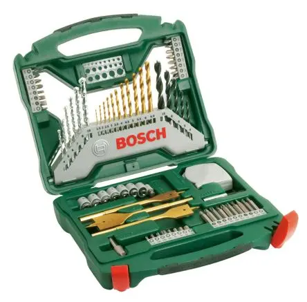 Produktfoto 1 von Bosch HSS Drehung Satz 1.5 mm → 32 mm, 70-teilig für Mehrmaterial