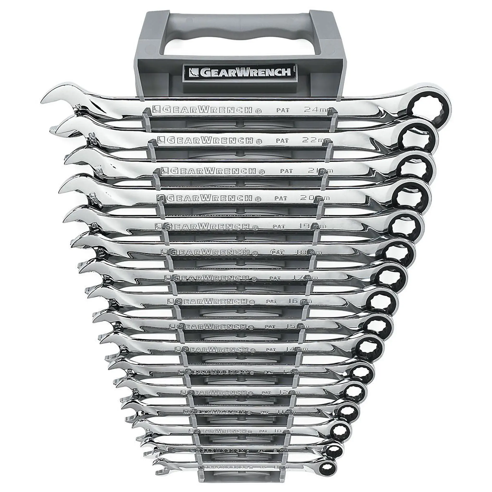 Produktfoto 1 von GearWrench Schraubenschlüsselsatz Ratschenschlüsselsatz, 16-teilig 8 to 24 mm
