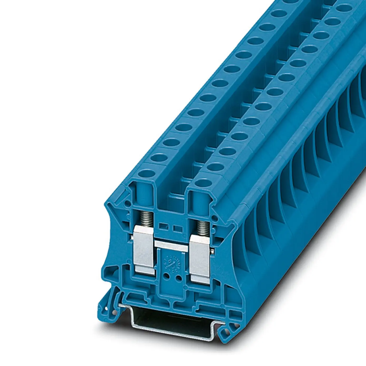 Produktfoto 1 von Phoenix Contact UT 10 BU Anschlussklemmenblock für Durchkontaktierung 1 Blau, 0.5mm², 16 mm², 1kV Schraubbefestigung