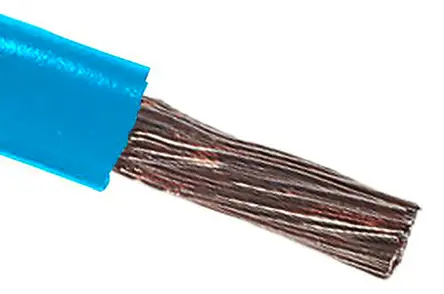 Produktfoto 1 von RS PRO H07V2-K Einzeladerleitung 16mm², 6 AWG 100m Mittelblau PVC isoliert Ø 8.3mm 115/0,4 mm Litzen