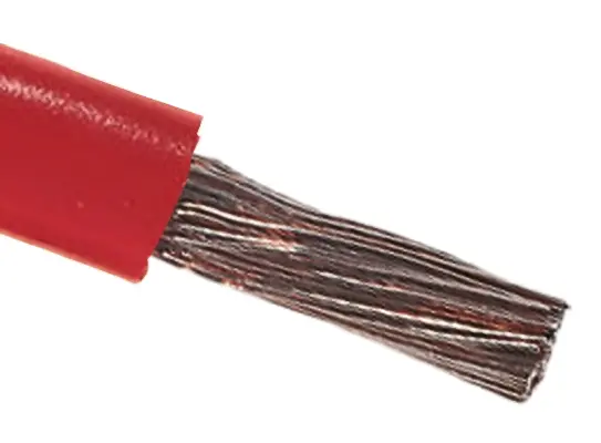Produktfoto 1 von RS PRO H07V2-K Einzeladerleitung 10mm², 8 AWG 100m Rot PVC isoliert Ø 6.8mm 72/0,4 mm Litzen