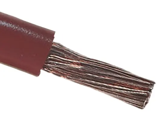 Produktfoto 1 von RS PRO H07V2-K Einzeladerleitung 16mm², 6 AWG 100m Braun PVC isoliert Ø 9.2mm 126/0,4 mm Litzen