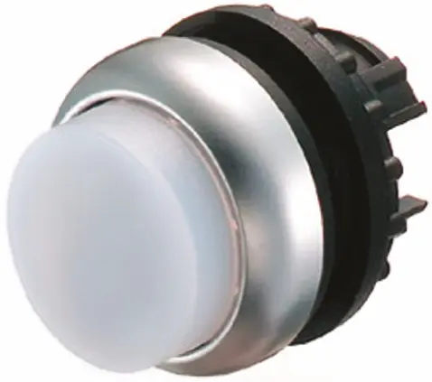 Produktfoto 1 von Eaton RMQ Titan M22 Drucktastenkopf Ø 22 mm, Weiß wartungsfrei Rund Rund Kunststoff, IP69