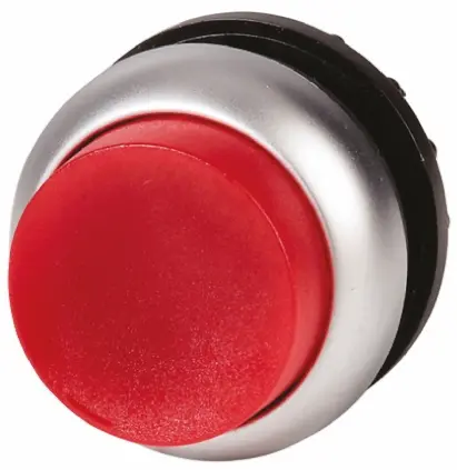 Produktfoto 1 von Eaton RMQ Titan M22 Drucktastenkopf Ø 22 mm, Rot Tastend Rund Rund Kunststoff, IP69