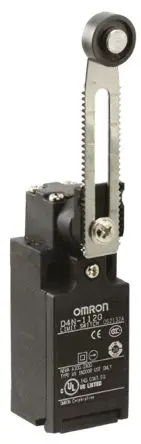 Produktfoto 1 von Omron D4n Endschalter, Rollenhebel 1 Schließer/1 Öffner, IP67, Metallhebel, Kunststoff, Harz (Hebel), Gesinterter