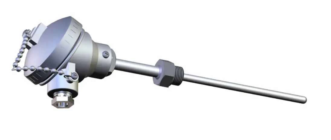 Produktfoto 1 von RS PRO Thermoelement Typ K / +800°C, Fühler L 265mm, Edelstahl 316L, ø 8mm
