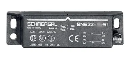 Produktfoto 1 von Schmersal BNS33 Magnetisch M8 Sicherheitsschalter aus Kunststoff, Schließer (NO), Öffner / 3, Kodierschalter