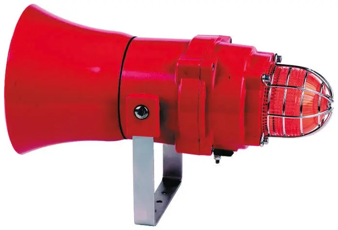 Produktfoto 1 von e2s BExCS110-05 Xenon Blink-Licht Alarm-Leuchtmelder Rot / 110dB, 230 Vac
