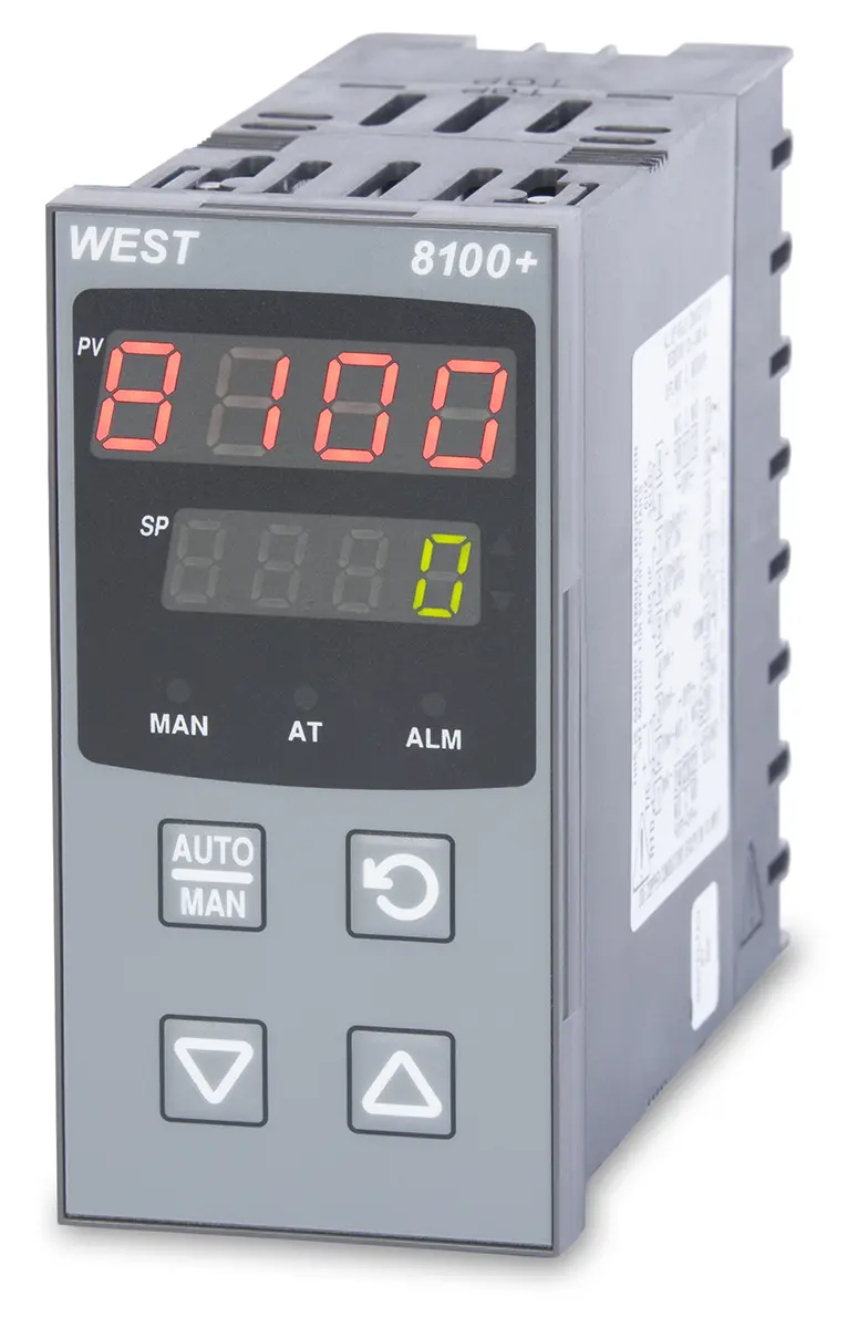 Produktfoto 1 von West Instruments P8100 PID Temperaturregler, 1 x Halbleiterrelais Ausgang, 100 → 240 V ac, 96 x 48mm