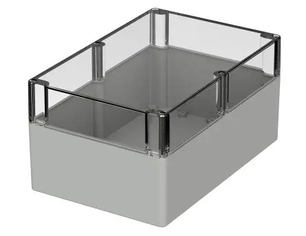 Produktfoto 1 von Bopla Euromas; Gehäuse; Polycarbonat; Hellgrau; IK07 IP66 Breite 160.3 mm Höhe 120 mm Länge 240.3 mm