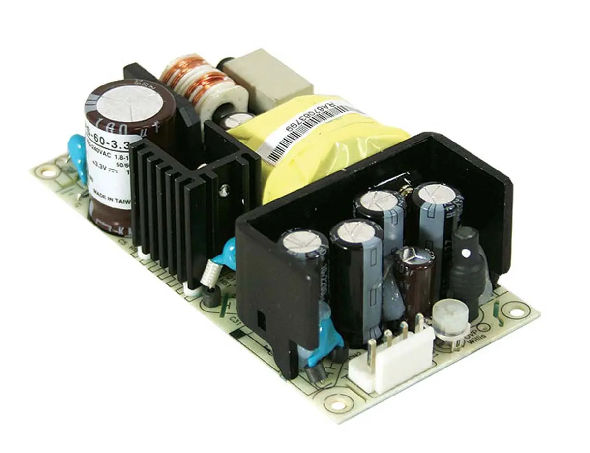 Produktfoto 1 von MEAN WELL Schaltnetzteil, 24V dc / 2.5A 60W 127 → 370 V dc, 90 → 264 V ac Offene Bauform,