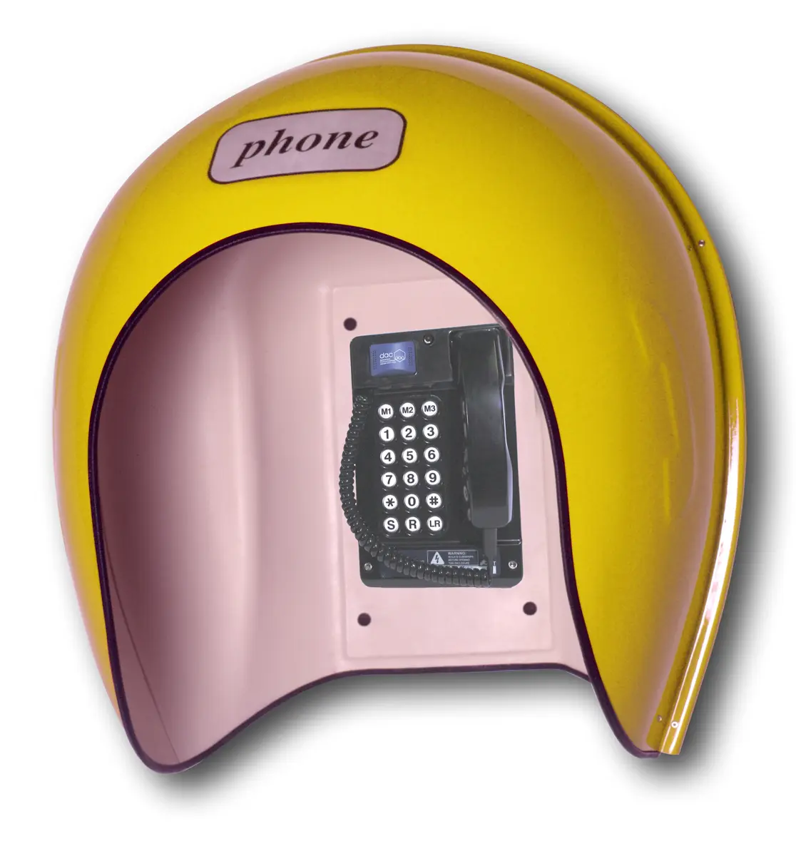 Produktfoto 1 von Gai-Tronics Telefonhaube Telefonzubehör, Gelb 2 m
